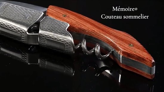 Vendetta Tire-bouchon et décapsuleur double levier en Bois d'Arbousier Vendetta Tire-bouchon et décapsuleur double levier en Bois d'Arbousier