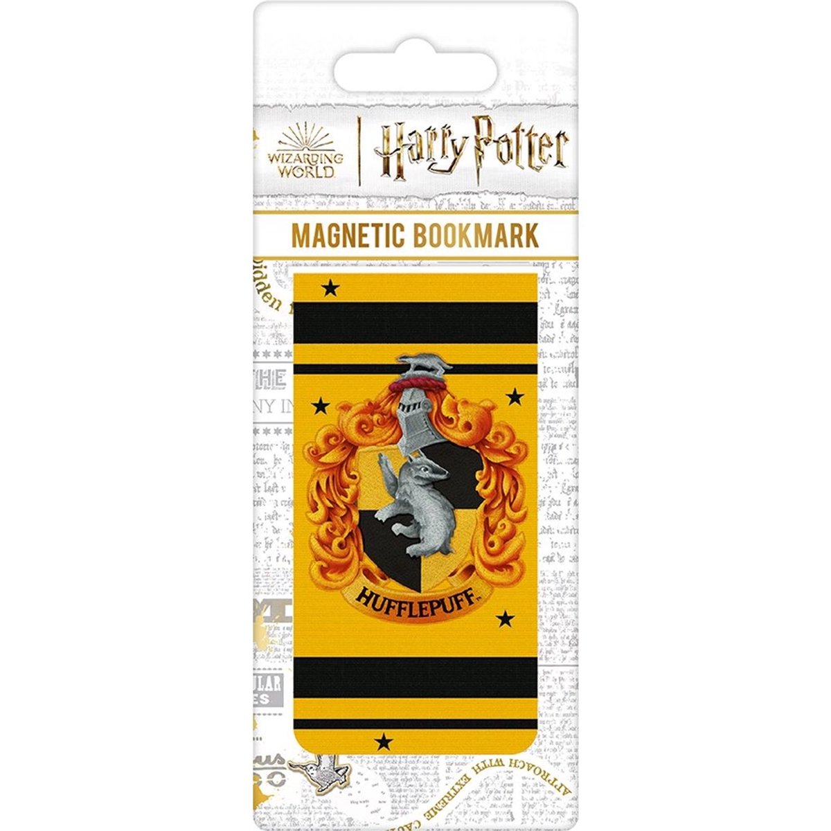 Harry Potter - Colourful Crest Hufflepuff - Boekenlegger - Magnetisch