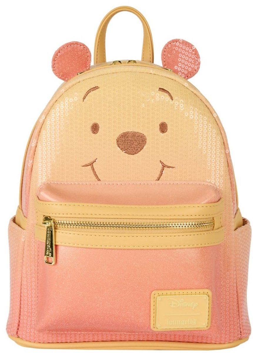 Loungefly Winnie the Pooh by Loungefly Mini Backpack Sequin Glitter Bags