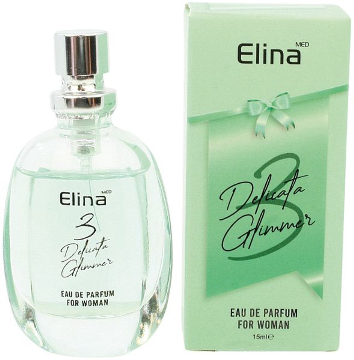 Elina Parfum Nummer 3 Three Delicata Glimmer For Woman Eau de Parfum 15ml