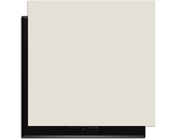 KitchenArt - Cannoli Cream – Inductie Beschermer - 59x52 cm - Kookplaat Beschermer - Luxe Afdekplaat Inductieplaat - Anti-slip & Oprolbaar - Beschermmat Inductiekookplaat