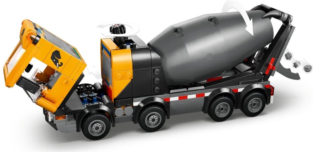 LEGO City Great Vehicles - Cementwagen - 6+ Jaar - Inclusief Figuren — afbeelding 14