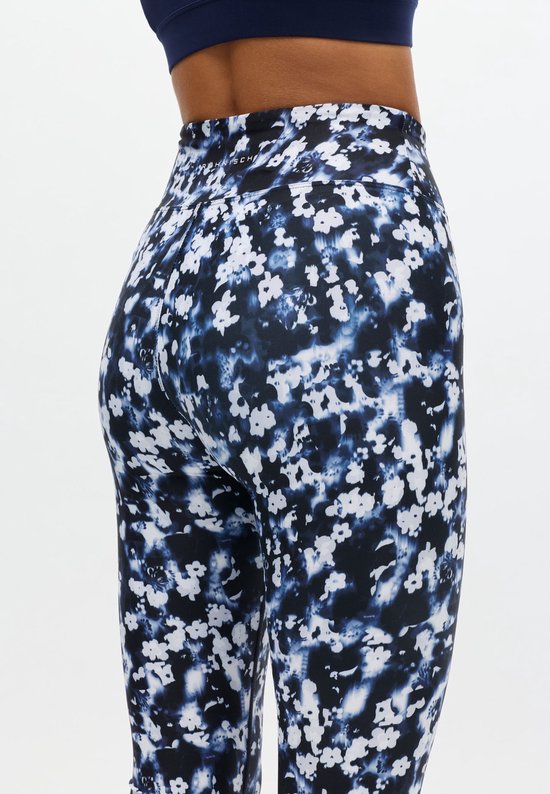 RÖHNISCH - printed high waist tights - Lange trainingslegging dames - Donkerblauw — afbeelding 3