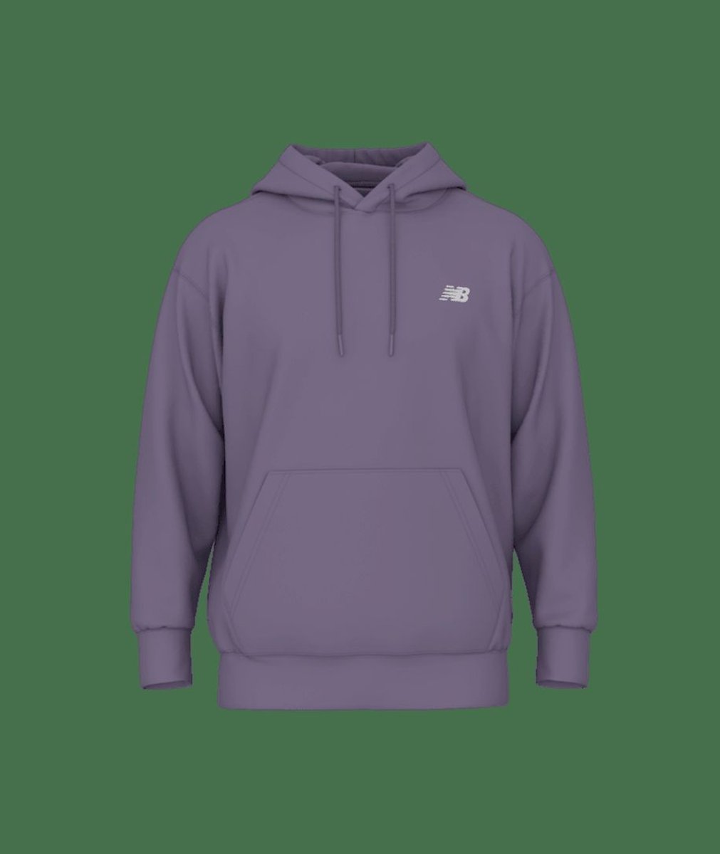 NEW BALANCE sport essentials fleece hoodie Hoodie heren Paars