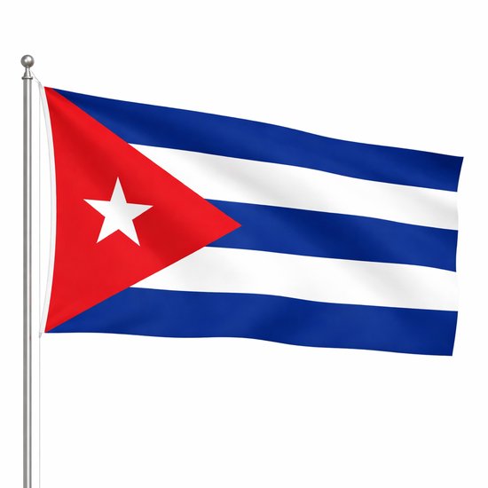 Het Vlaggenschip - Vlag Cuba - 90 x 150 centimeter
