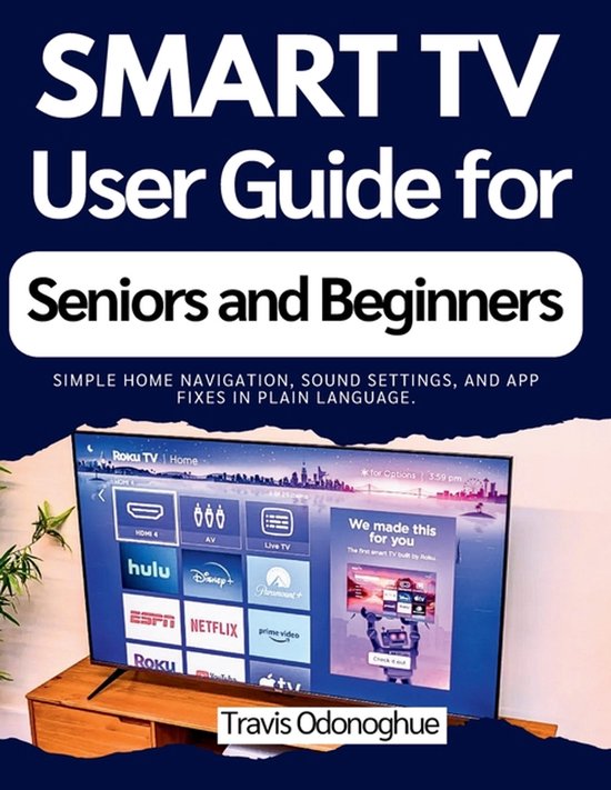 Smart TV User Guide for Seniors and Beginners - cover