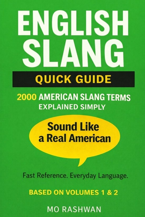 English Slang: Master American Real-Life English- English Sl ... - cover