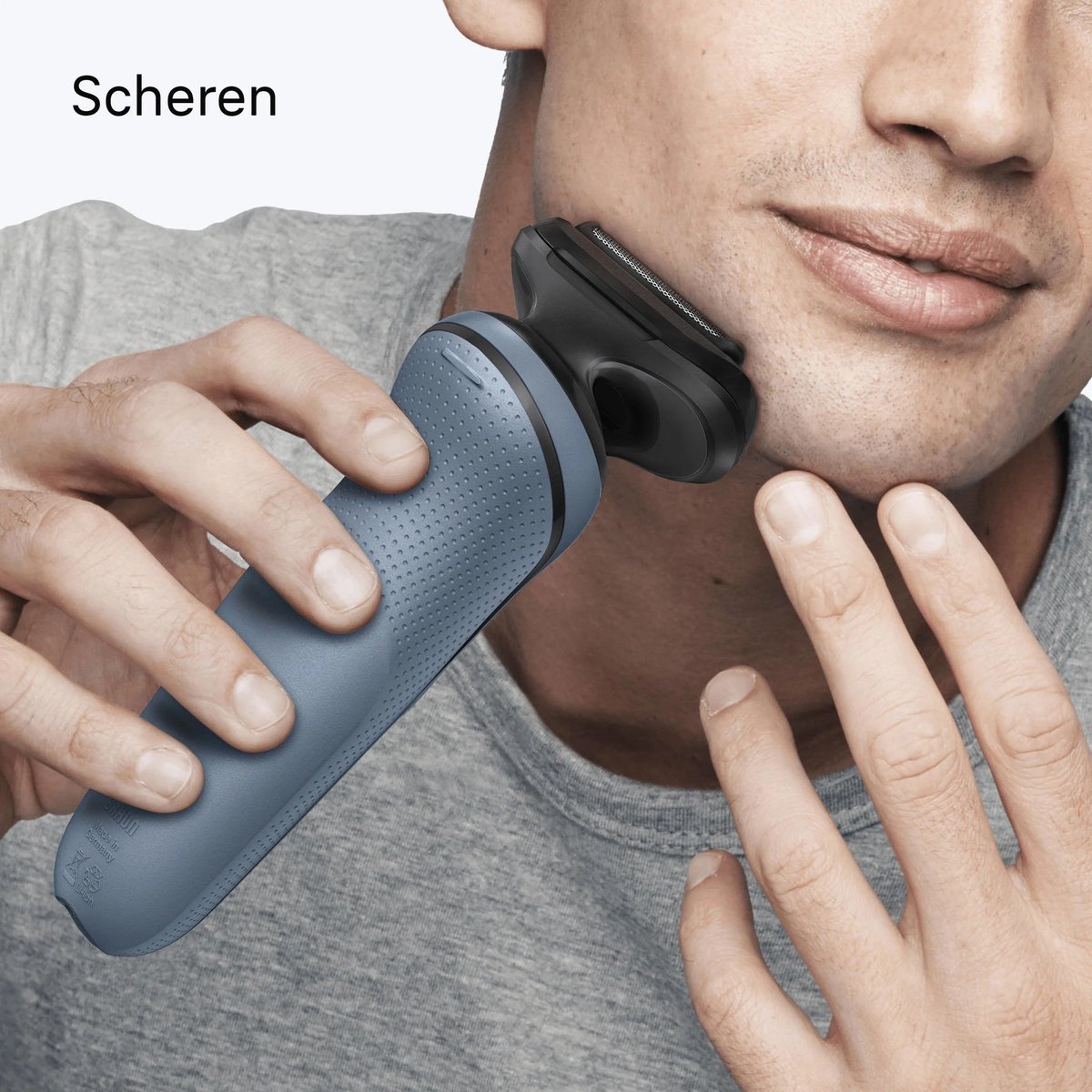 Braun Series 5 52-A1000s Scheerapparaat met scheerblad Blauw thumbnail 3