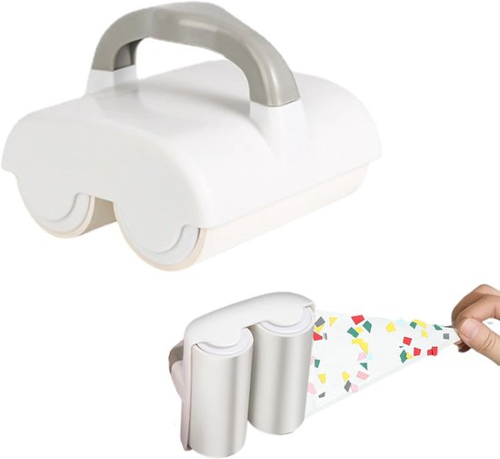 Herbruikbare Lint Roller, 2 stuks draagbare pluisroller, wasbare herbruikbare pluisroller, kleverige gelpluisroller, sticky lint roller, voor kleding, meubels, tapijten Herbruikbare Lint Roller, 2 stuks draagbare pluisroller, wasbare herbruikbare pluisroller, kleverige gelpluisroller, sticky lint roller, voor kleding, meubels, tapijten
