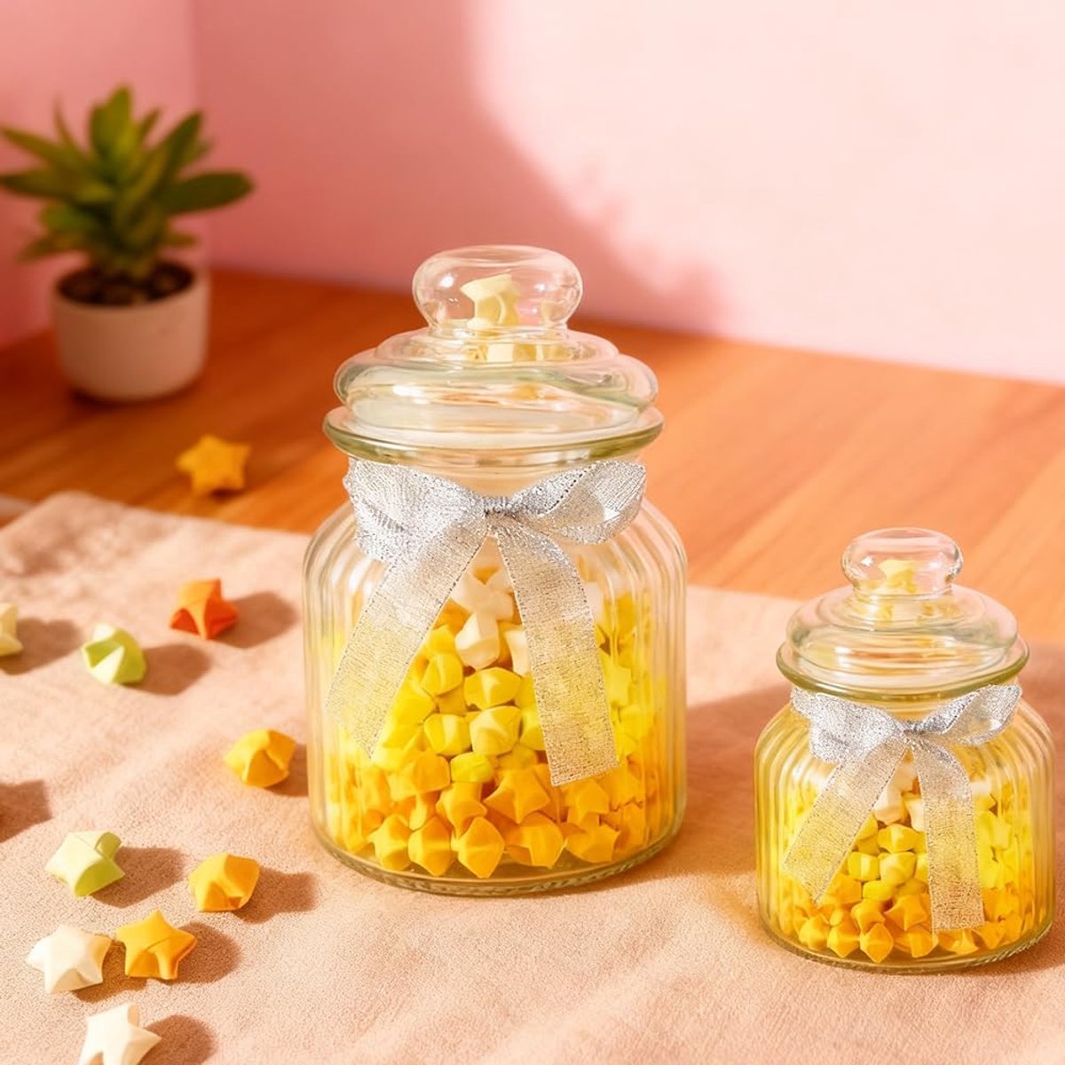 1620 Stuks Origami Papieren Stroken - 27 Levendige Kleuren - Origami Papier voor sterren - Wensster Vouwset - Lucky Stars vouwen - Perfect voor Gelukssterren, Woondecoratie & Creatief Knutselen,Knutselen Voor Kinderen — afbeelding 6