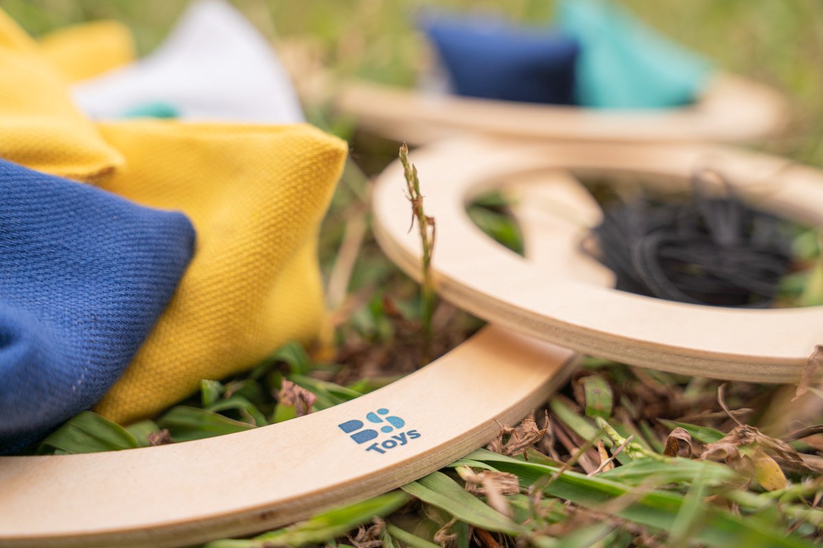 BS Toys – Trigo – Buitenspel – Ringwerpspel van FSC hout en stof – Vanaf 6 jaar — cadeau in Sport & Outdoor - foto 4