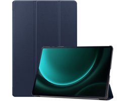 imoshion Tablet Hoes - Geschikt voor Samsung Galaxy Tab S10 Plus / Galaxy Tab S9 11.0 inch FE Plus / Galaxy Tab S9 11.0 inch Plus - Trifold Bookcase - Donkerblauw
