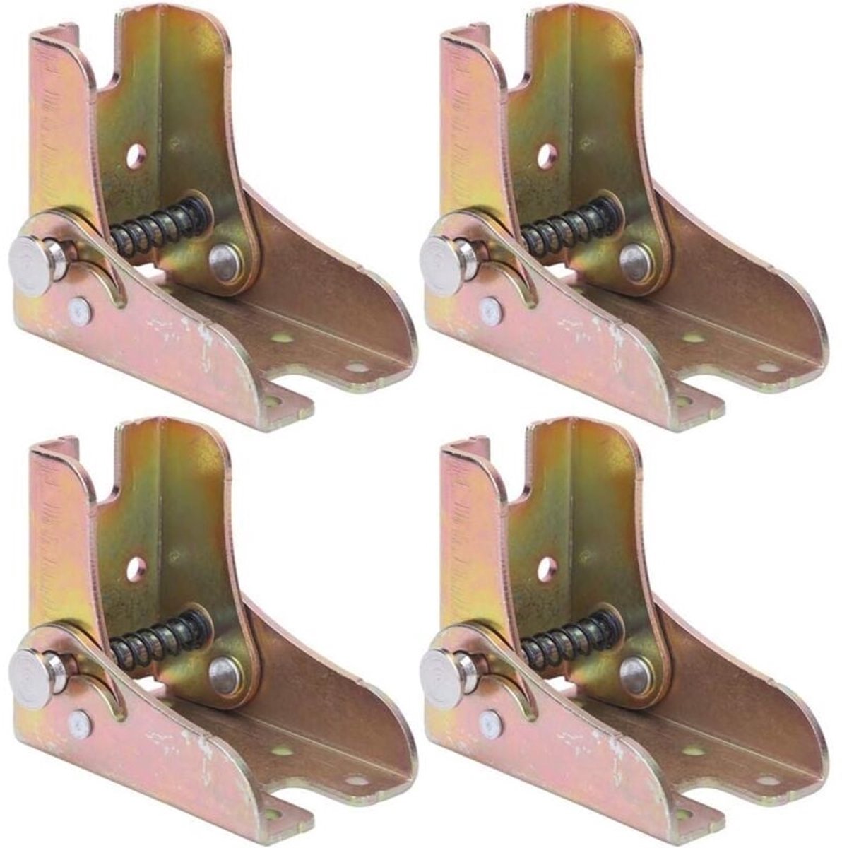 Opvouwbare tafelpoten - 4 stuks - vergrendelbare uitschuifbare tafelbedpoten - warmgewalste stalen opvouwbare slaapbankvoet met een dikte van 2,3 mm, meubelaccessoires