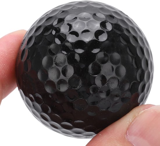 IMPERATORIS® Golf Oefenballen - Airflow Ballen - Geperforeerde Plastic Ballen - Voor Training in Tuin en Binnen - Lichtgewicht - Set van 1 - zwarte van IMPERATORIS — afbeelding 2