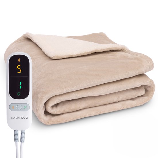 Seranova Elektrische Deken 3XL Dubbelzijdig Fleece Sherpa - Seranova - €67,99