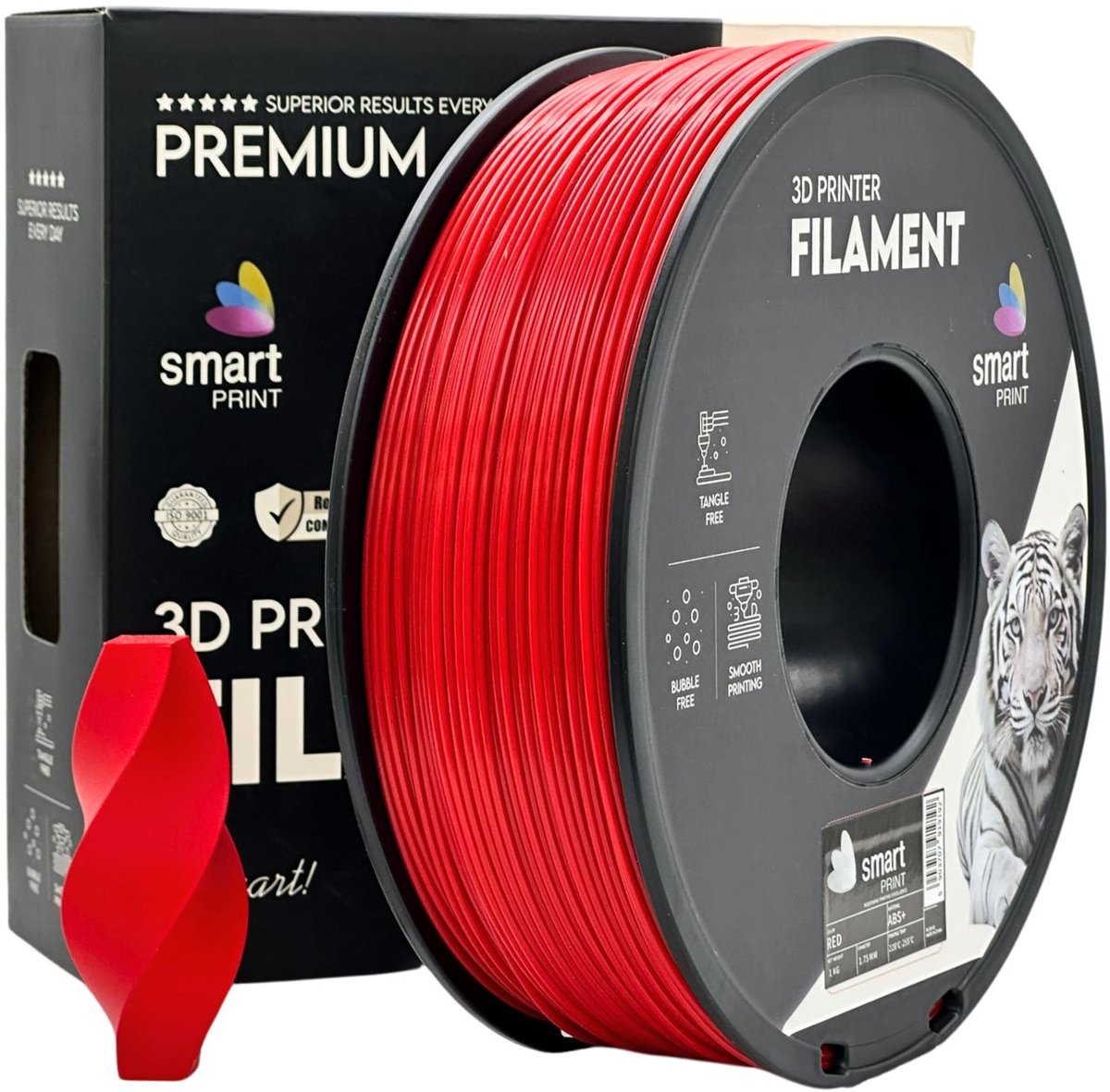 Smart Print ABS Red 1.75mm 1kg