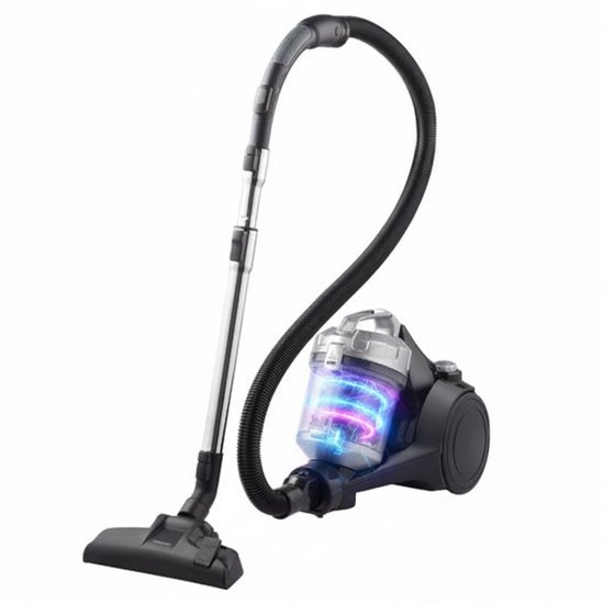 Tomado TVC2001B - Stofzuiger zonder stofzak - 2 liter - Zakloos - HEPA 12 filter - Lichtgewicht - Zwart