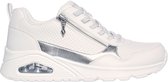Skechers UNO- METALLIC SLIDERS Dames Sneakers - Wit