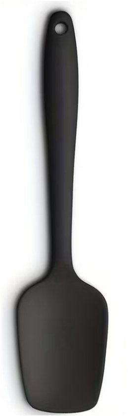 Spatule en silicone Résistante à la chaleur, Antiadhésive, Lave-vaisselle & 100% sans BPA | Spatule de cuisson, Spatule de cuisson, Spatule de mélange | Ustensiles de cuisine Zwart