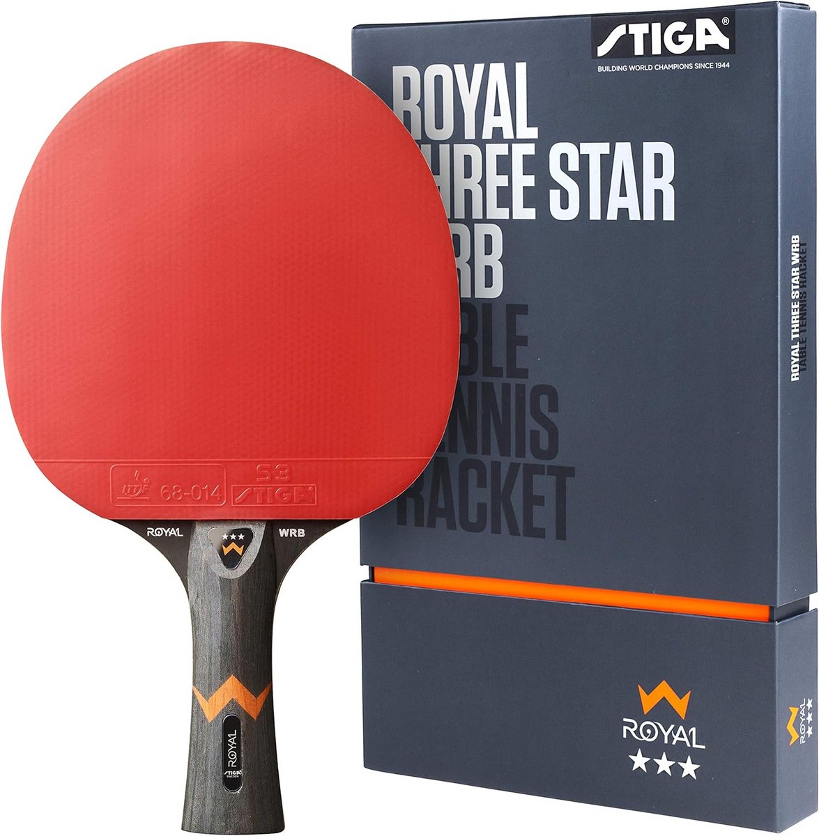Tafeltennisbat - Hoge prestaties offensief racket met ITTF-goedgekeurde coating en WRB-technologie voor gevorderden