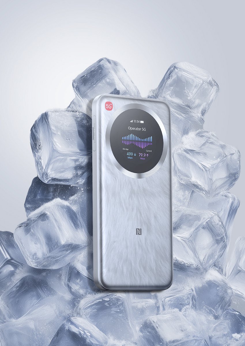 ZTE U30 Pro - 5G MiFi - 5G Ultra High Network - 1.38" Touch Screen- WiFi 6 Latency - NFC Quick Connection - 5000mAh batterij