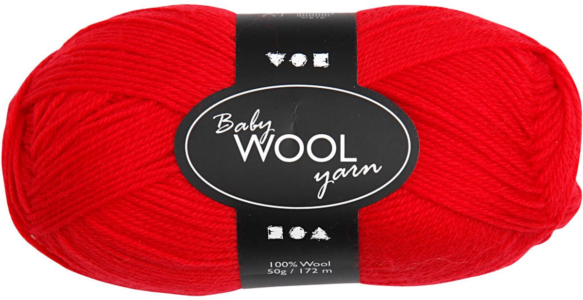 Baby Garen, L: 172 M, rood, 50 gr/ 1 bol