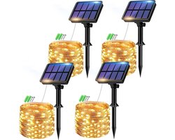 Solar Fairy Lights Outdoor 4 x 8 m 80 LEDs IP65 Waterproof Christmas Lights for Garden Decoration