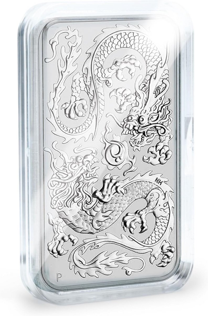 Ultra Muntcapsules voor 1 oz Zilveren Munten - 10-pack, Kristalhelder Acryl