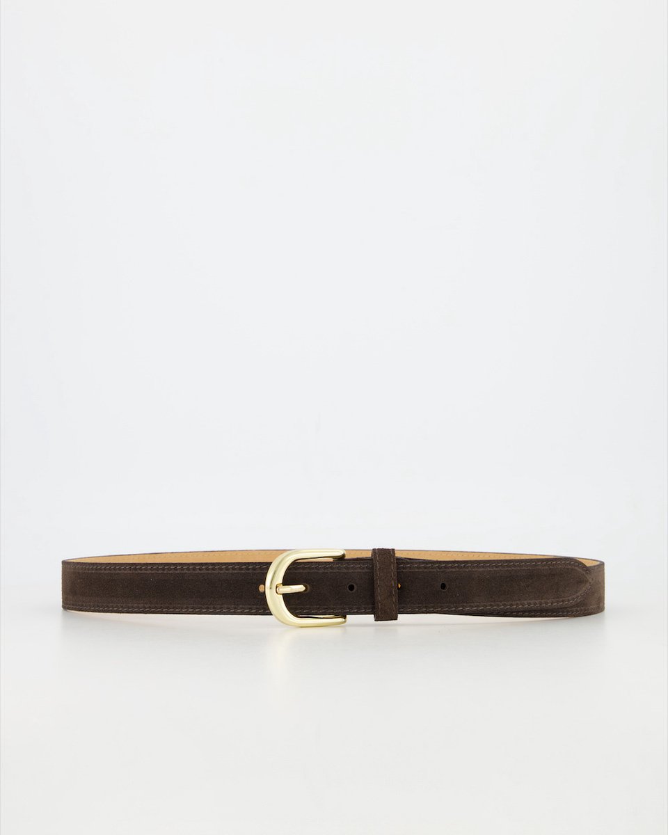 Teatro - Suus - Riem - Suede - Leer - Goudkleurig - Black - 105 cm