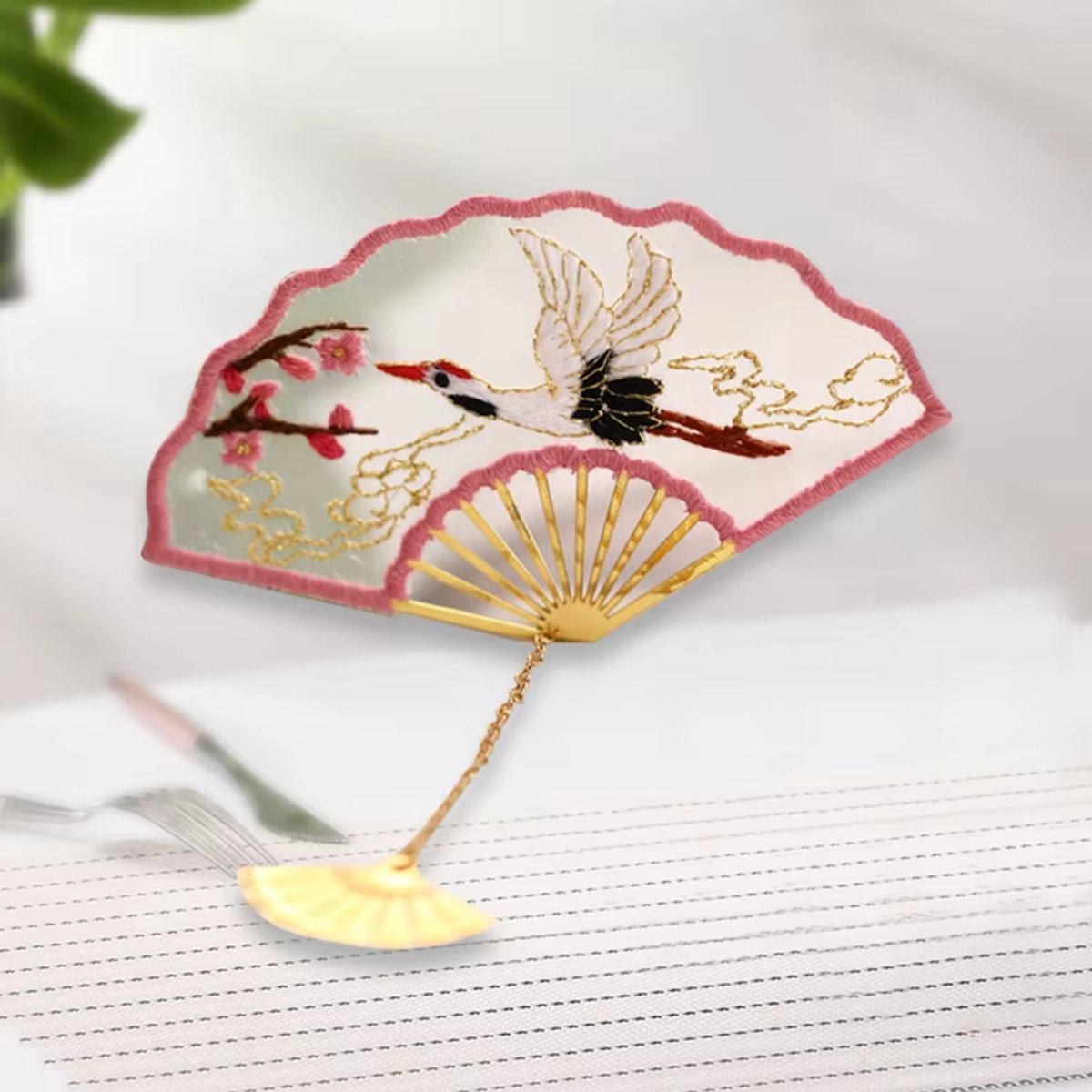 Borduurpakket Ooievaar Bladwijzer DIY – Borduren – Hobbypakket voor Volwassenen – Creatief Volwassenen & Tieners – Knutselpakket Volwassenen – DIY Hobby Volwassenen – Borduurwerk Creatieve Set