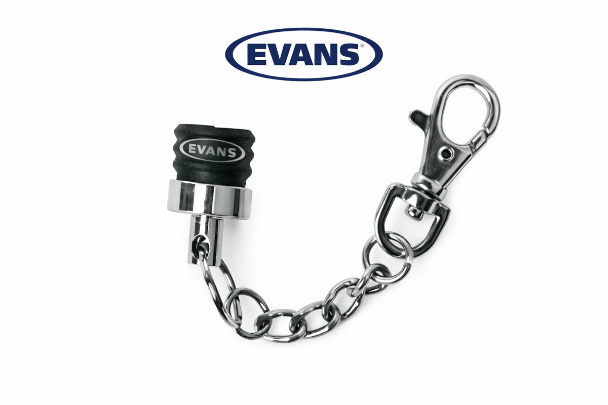 Evans "Key" chain adapter. Sleutelhanger voor drumsleutel