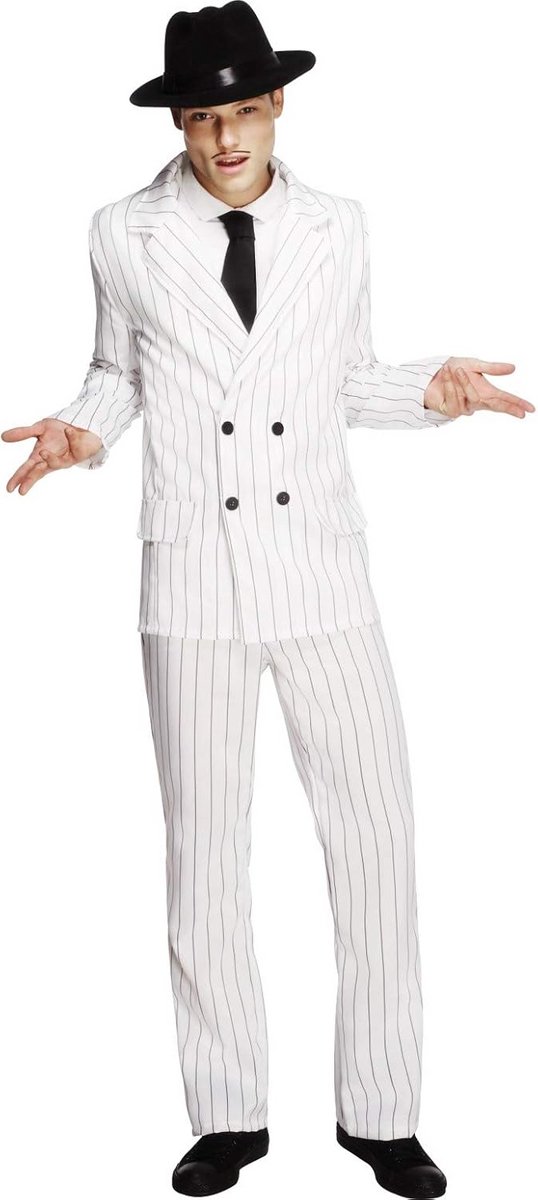 Gangster Kostuum voor Volwassenen - Stijlvolle Verkleedpartij Outfit - Large