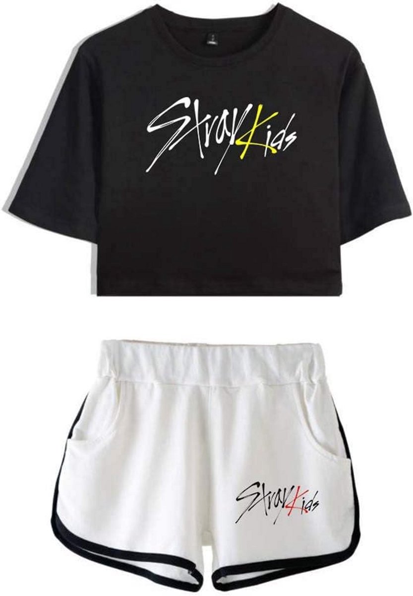 Unisex Kpop T-shirts en Korte Broeken Set voor Heren en Dames