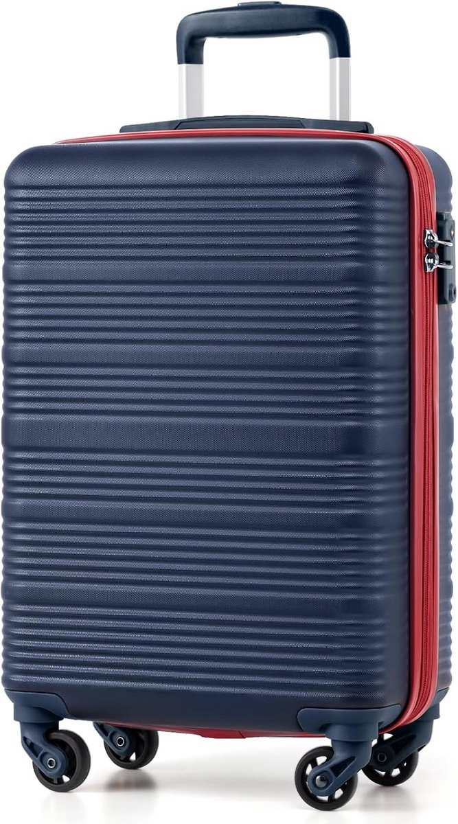Lichtgewicht Handbagagekoffer 55 x 35 x 20 cm met TSA-slot en 4 Spinner-wielen voor Ryanair