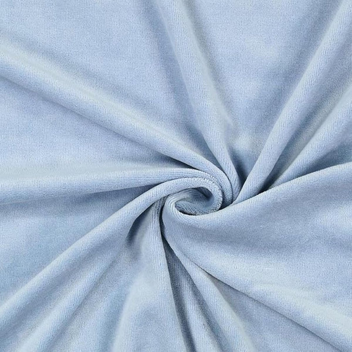 Hoeslaken voor baby's 60 x 120 cm - Zeer zacht, ademend en hypoallergeen - Verstelbare rubberen hoeken - Babyblauw