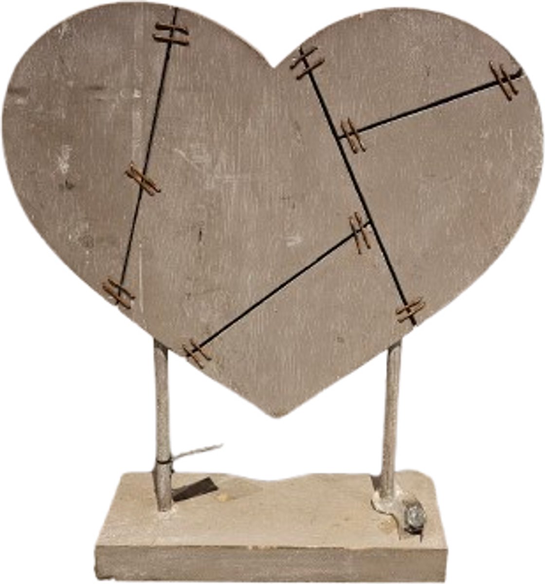 Houten bord beeld hart magnetisch decoratie foto's cadeau