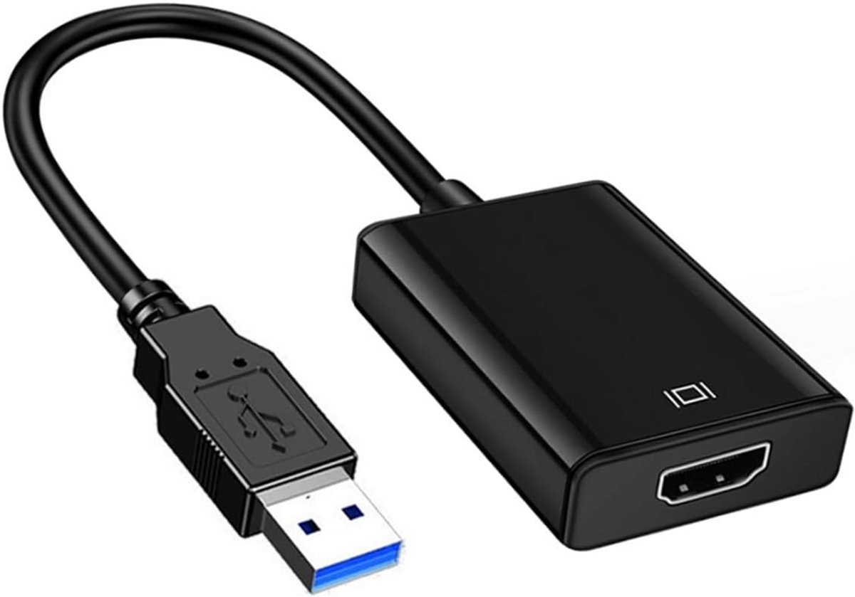 USB naar HDMI Adapter voor pc en notebook - 1080p HD Multi Monitor Converter