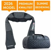 Phonergy Treatflow - Massagekussen - Draadloos - Elektrisch Apparaat - Nek en Schouder - Warmtefunctie met Infrarood - Draagtas -Zwart