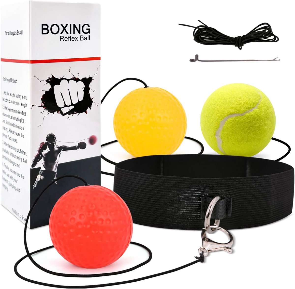 Reflexbal voor bokstraining - Verbeter je hand-oogcoördinatie en reactiesnelheid