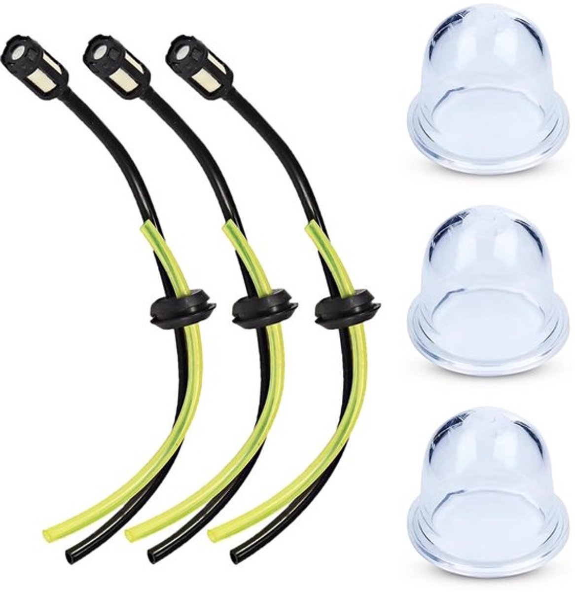 Brandstofslang voor Bosmaaier - Brandstoffilter met Seals en Primer - 6 Stuks