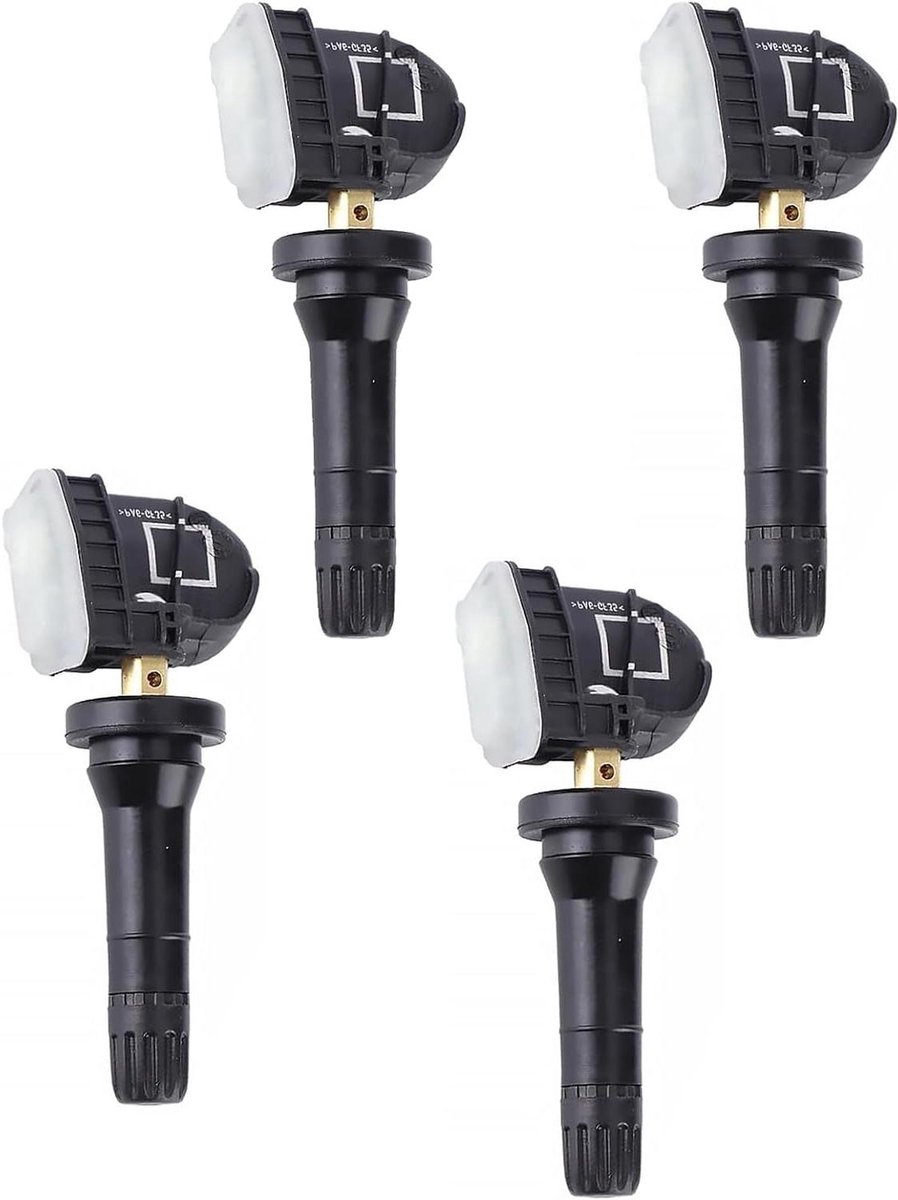 Ronte - Bandenspanningscontrolesysteem voor Ford Focus III, C-Max II, B-Max, Kuga, Fiesta, Mondeo, Ecosport - TPMS Sensoren - Set van 4stuks
