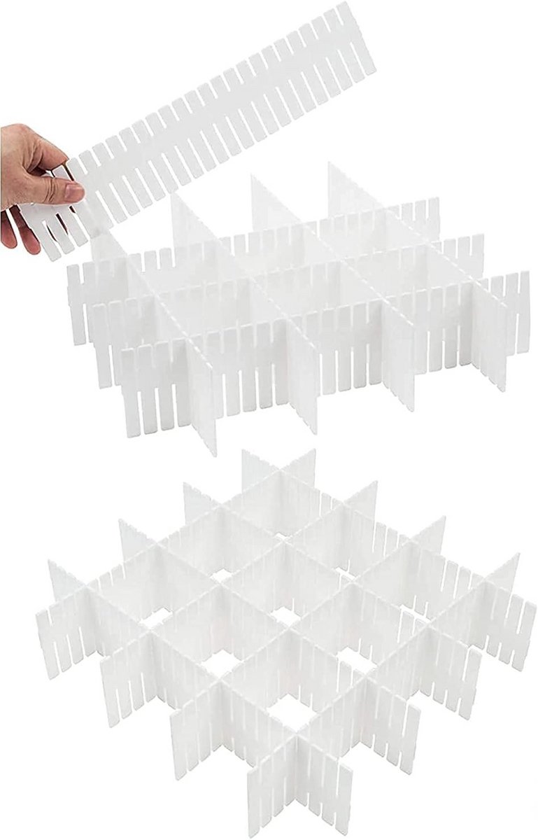 Verstelbare ladeorganizer voor optimaal ruimtegebruik - 18 stuks