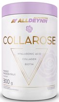 Alldeynn | Collarose | Rund collageen | Mango passionfruit | 300gr 50 servings | Hyaluronzuur | Biotin | Vrouwen | Supplement