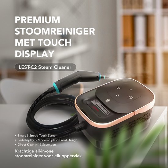 CLEANIQ Draagbare Handstoomreiniger voor Diverse Oppervlakken