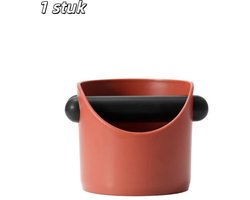 Knock Box - Espresso Knock Box Met Afneembare Slagstang - Antislip Bodem En Duurzame Constructie - 11 7 Cm Diameter Kunststof - 1 Stuk - Voor Thuis Barista En Espressomachine