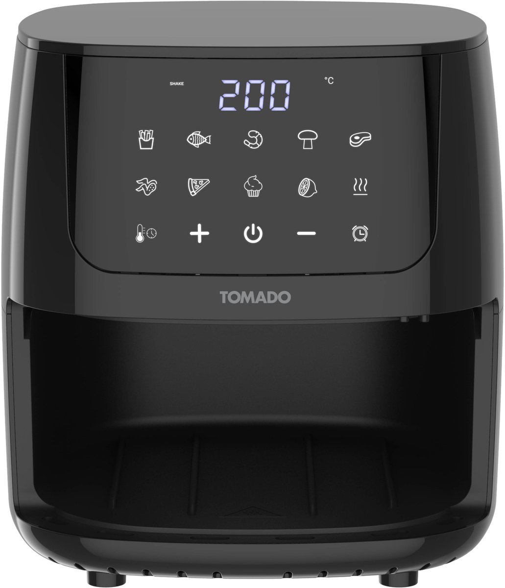 Tomado TAF2002B - Mini airfryer - Heteluchtfriteuse - 2 liter - Digitaal display - PFAS vrij — afbeelding 5