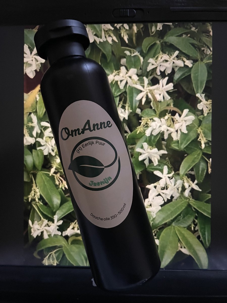Douche en Bad olie Jasmijn 500 ml. Puur Natuur! van OmAnne Prijs Inclusief verzending!!