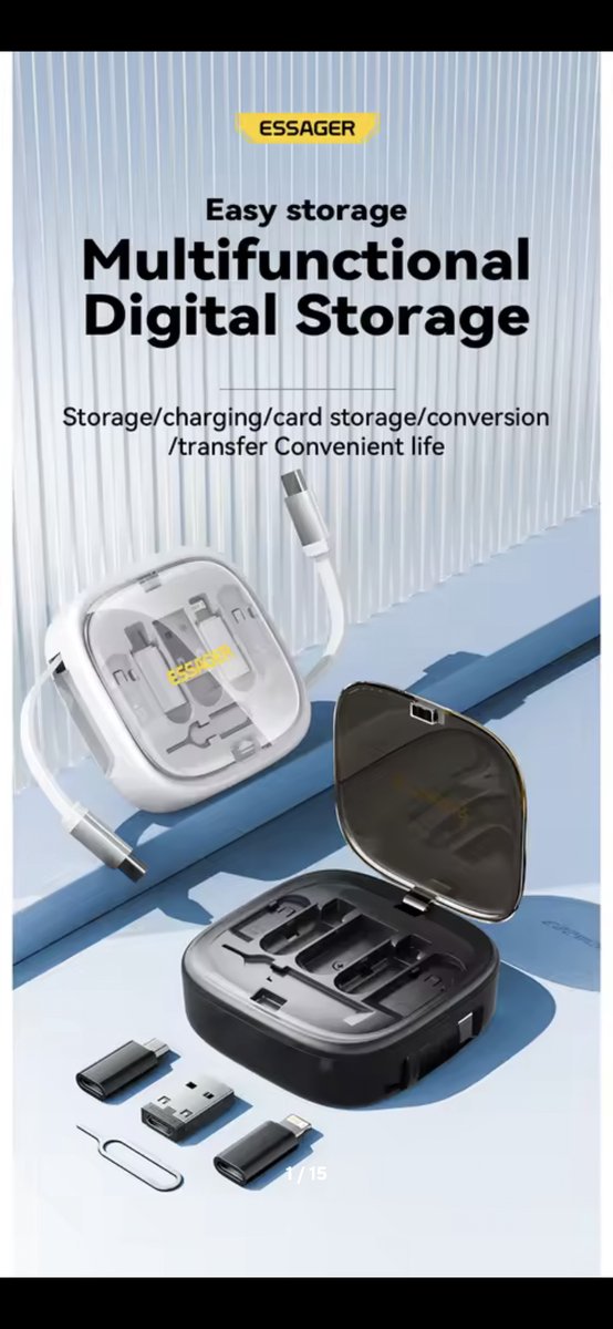 Essager PD 6OW USB C-kabel Snel opladen Type C Micro Lightning