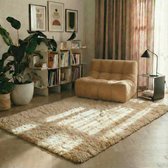 Tapis épais Marron/taupe Nesto 160x230cm Mrcarpet