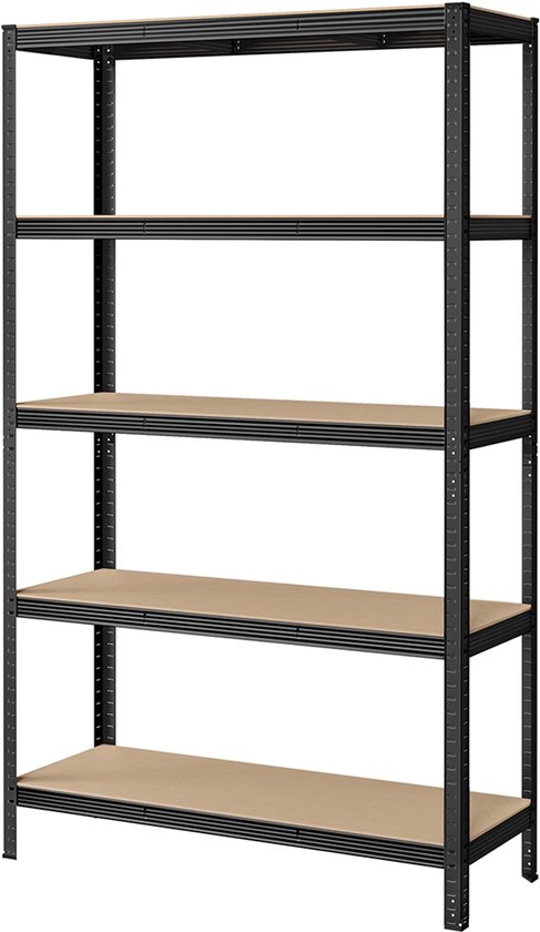 Basics Smalle opbergeenheid, 3 planken, planken en poten